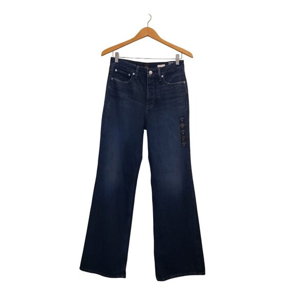 J.Crew Premium Edition Vintage Wide-Leg Jean Women 26T Drk Wash Denim Button Fly - Picture 10 of 12
